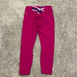 Fabletics capri leggings pink